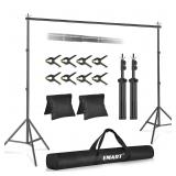 EMART Backdrop Stand 10x8.5ft(WxH) Photo Studio Ad