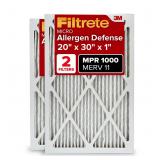 Filtrete 20x30x1 AC Furnace Air Filter, MERV 11, M