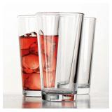 Drinking Glasses Set of 4 Highball Glass Cups 17 o