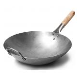 Craft Wok Traditional Hand Hammered Carbon Steel P