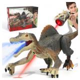 FRUSE Remote Control Dinosaur Toys,Electric RC Spi