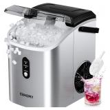 EUHOMY Nugget Ice Maker Countertop with Handle, Re