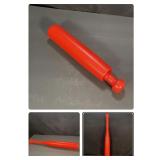 Plastic Baseball Bat, Retractable, Red, MLB