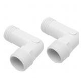 TonGass (2-Pack) 1 1/2" MPT by 90 Degree Barb Elbo