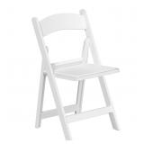 Allpop Resin Folding Chair with Vinyl Padded Seat,