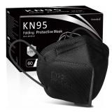 Hotodeal KN95 Face Mask 150 PCs, Black White and G