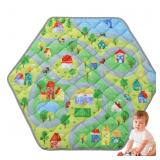 HOMBYS Hexagon Playpen Mat, 52x45 Thicken Soft Pla