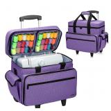 Teamoy Sewing Machine Case with Detachable Wheels,