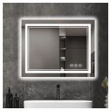 EZNYGHT LED Bathroom Mirror 24" x 32" with Motion