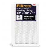 Filtrete 20x30x1 AC Furnace Air Filter, MERV 12, M