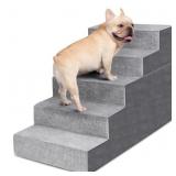 Heeyoo Dog Stairs for Small Dogs,5-Step Dog Steps