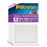 Filtrete 20x30x1 AC Furnace Air Filter, MERV 12, M