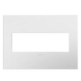 Legrand adorne 3-Gang Wall Plate in Gloss White-on