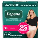 Depend Fresh Protection Adult Incontinence & Postp