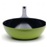 Ozeri Green Ceramic Wok, with Smooth Ceramic Non-S