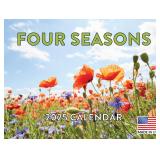 Four Seasons Calendar 2025 Seasonal Monthly Wall C