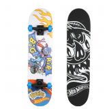 Hot Wheels 31 inch Skateboard, 9-ply Maple Desk Sk