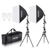 Neewer 700W Equivalent Softbox Lighting Kit, 2Pack