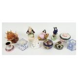 Group of Porcelain Staffordshire, French Faience,