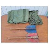 (2) Fliers Kit Bags & (2) Trenching Shovel Picks