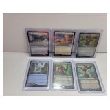 (6) Magic The Gathering Cards in Sleeves