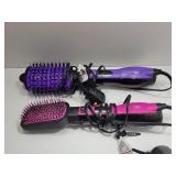 (2) Infinitipro Conair Dryer Hot Air Brush