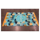 Salt Life Beach Towel Teal & Yellow