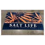 Salt Life Beach Towel ORANGE & BLUE