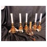 WINDOW SILL CANDLE LIGHTS / 6 PCS