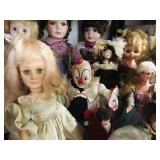 HUGE SHELF LOT OF DOLLS