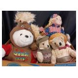 AASSORTMENT of STUFFED ANIMALS / 5 PCS