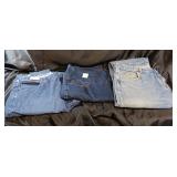 PREOWNED DENIM JEANS / 3 PR