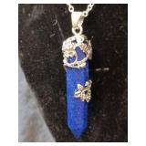 BLUE PENDANT NECKLACE