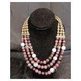 MULTI STRAND BEADED JEWELRY PC