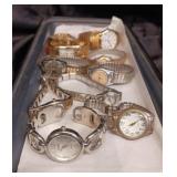 MIXED WATCHES LOT / MEN & LADIES / 10 PCS