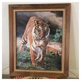 Framed Art Photo - Tiger