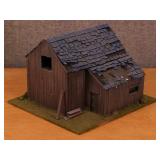 Wooden Barn Tabletop Scenery