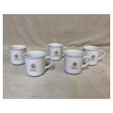 5 Gevalia Kaffe Mugs