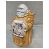 Ceramic Treasure Craft Friar Monk Cookie Jar