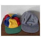 Propeller Beanie and Train Conductor Hats