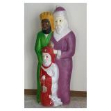 3 Wise Men Vintage Blow Mold Xmas Decor