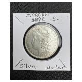 1892-S Morgan Dollar Silver