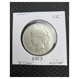 1923 Peace Dollar Silver