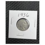 1936 Buffalo Head Nickel