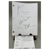 Autographed Silver Lining Playbook Script, DeNiro