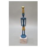 Lebanise Cast Metal Alloy Phoenician Statue