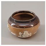 Royal Doulton Miniature Lambeth Scenic Salt