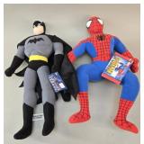 Batman & Spiderman Plush