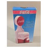 New Coca-Cola Salt & Pepper Ceramic Shakers with