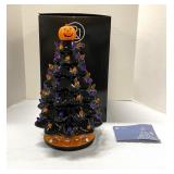 RJ Legend Ceramic Halloween Lighted Tree